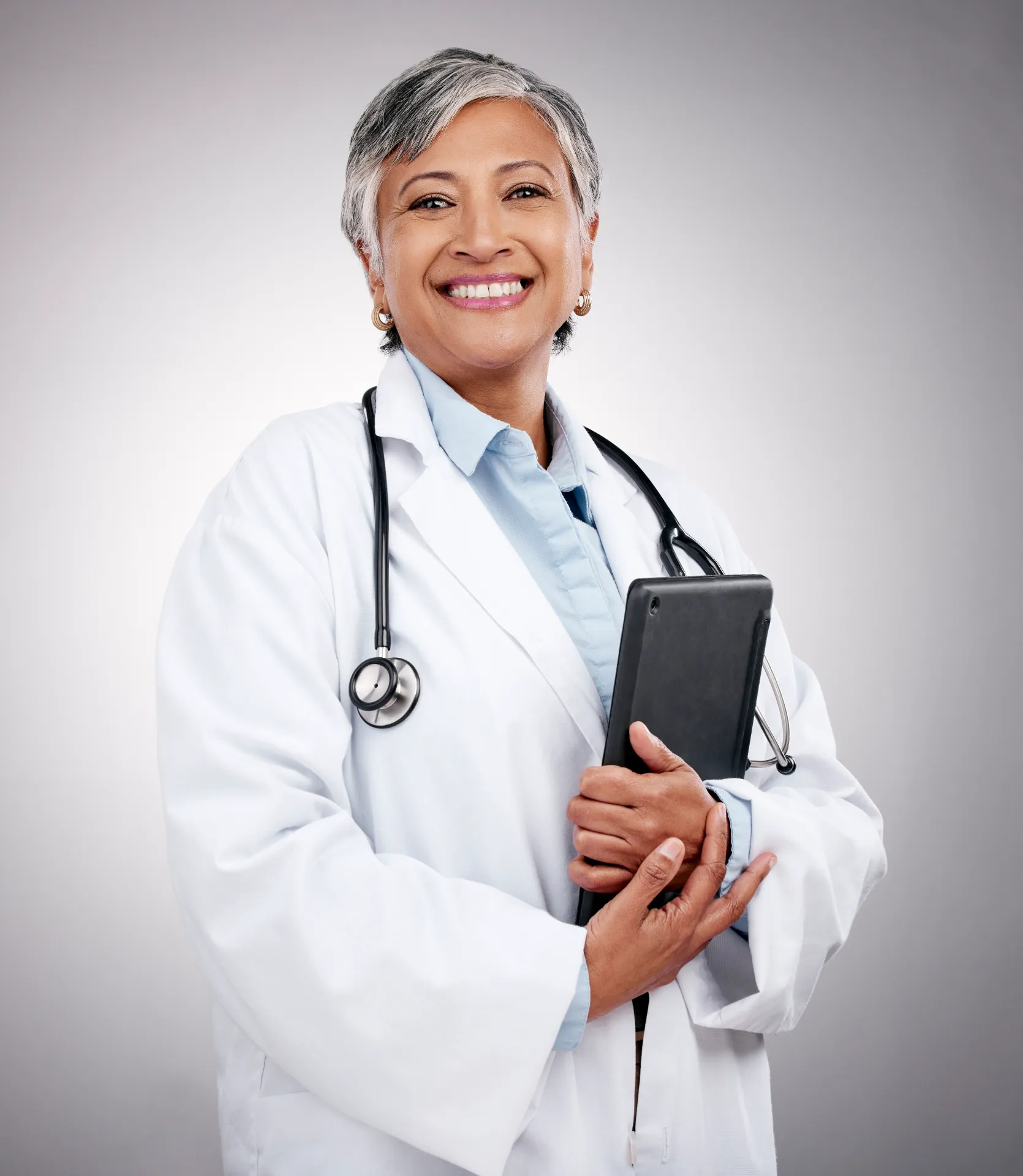 Licensed healthcare provider in a medical office